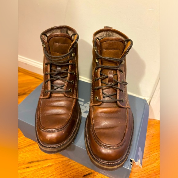 Trask boots for men leather and fur inside size 8M - Picture 16 of 16